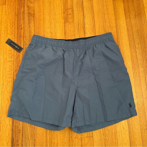 Men's POLO RALPH LAUREN  Blue Swimsuit Trunks XXL 2XL NWT NEW(A1 - Picture 1 of 14